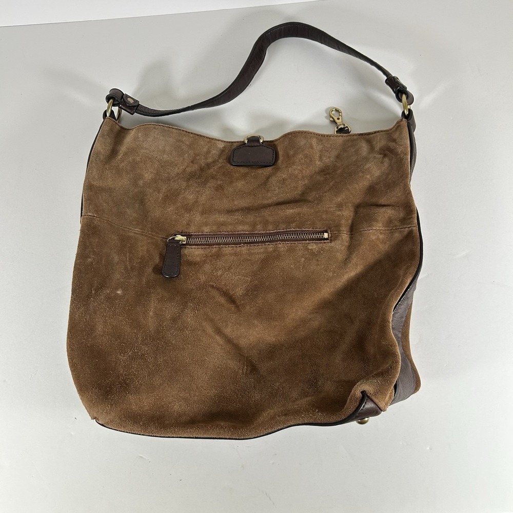 Frye Women's Purse Paige Hobo Tan Tote Bag Leather Suede Outdoor MSRP $358